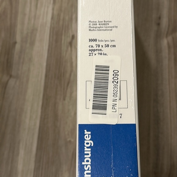 1000 pcs Ravensburger puzzle NWT - Picture 4 of 4